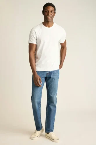 Camisas de cuello redondo y en V para hombre | Camiseta de algodón ultrasuave para el día a día