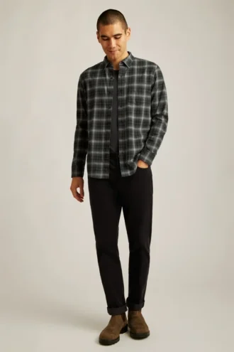 Camisas de franela elásticas y ligeras
