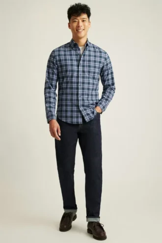 Camisas de franela elásticas y ligeras