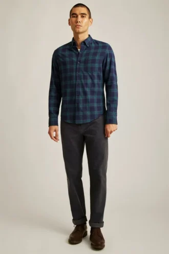 Camisas de franela elásticas y ligeras