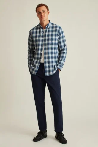 Camisas de franela elásticas y ligeras