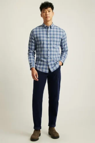 Camisas de franela elásticas y ligeras