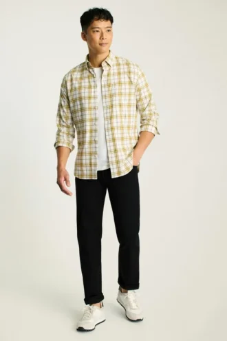 Camisas de franela elásticas y ligeras