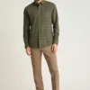 Camisas de franela elásticas y ligeras