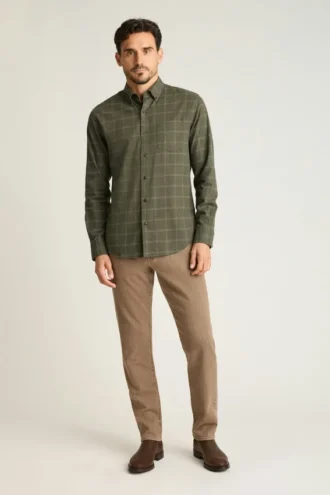 Camisas de franela elásticas y ligeras