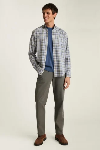Camisas de franela elásticas y ligeras