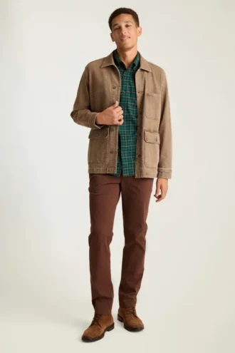 Camisas de franela elásticas y ligeras