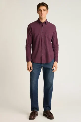 Camisas de franela elásticas y ligeras