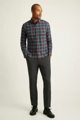 Camisas de franela elásticas y ligeras