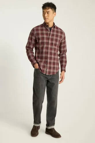 Camisas de franela elásticas y ligeras