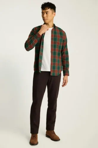 Camisas de franela elásticas y ligeras