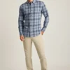 Camisas de franela elásticas y ligeras