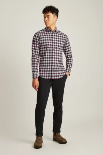 Camisas de franela elásticas y ligeras