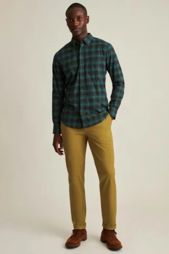 Camisas de franela elásticas y ligeras