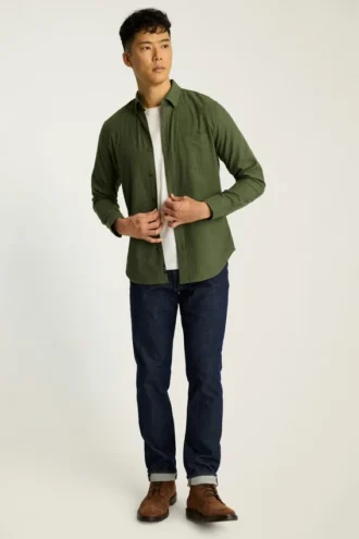Camisas de franela elásticas y ligeras