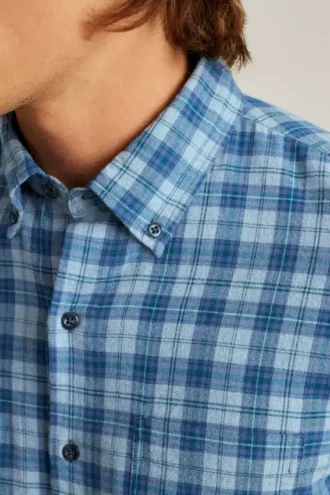 Camisas de franela elásticas y ligeras