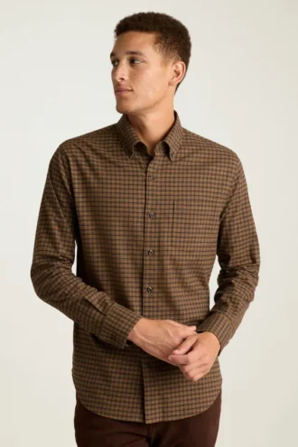 Camisas de franela elásticas y ligeras