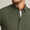 Camisas de franela elásticas y ligeras