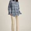 Camisas de franela elásticas y ligeras