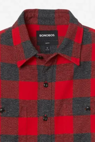 Camisas de franela para tallas grandes y altas