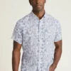 Camisas de lino de manga corta