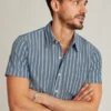 Camisas de manga corta de punto Oxford