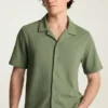 Camisas de punto waffle para hombre | Capas suaves y elegantes