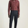 Camisas de Tencel teñidas en prenda | Camisas de Tencel suaves y transpirables con botones