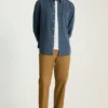 Camisas de Tencel teñidas en prenda | Camisas de Tencel suaves y transpirables con botones