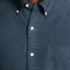 Camisas de Tencel teñidas en prenda | Camisas de Tencel suaves y transpirables con botones