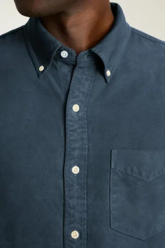 Camisas de Tencel teñidas en prenda | Camisas de Tencel suaves y transpirables con botones