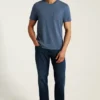 Camiseta con bolsillo de algodón orgánico Camiseta con bolsillo de algodón orgánico