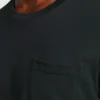 Camiseta con bolsillo de algodón orgánico