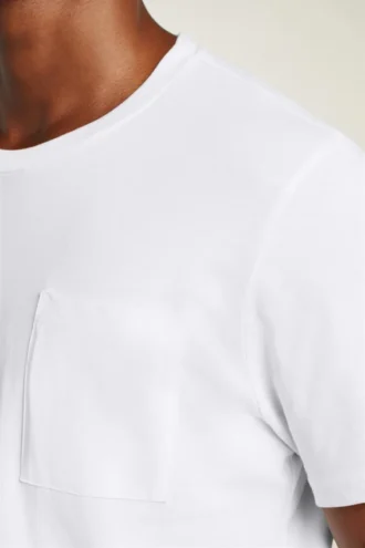 Camiseta con bolsillo de algodón orgánico