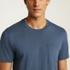 Camiseta con bolsillo de algodón orgánico Camiseta con bolsillo de algodón orgánico