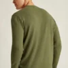 Camiseta de cuello redondo ligera de tejido waffle Camiseta de cuello redondo ligera de tejido waffle