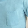 Camiseta de punto con efecto slub teñida en prenda y descolorida por el sol Camiseta de punto con efecto slub teñida en prenda y descolorida por el sol