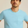 Camiseta de punto con efecto slub teñida en prenda y descolorida por el sol Camiseta de punto con efecto slub teñida en prenda y descolorida por el sol