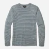 Camiseta de punto de lino: ligera, de manga larga y rayada Camiseta de punto de lino: ligera, de manga larga y rayada