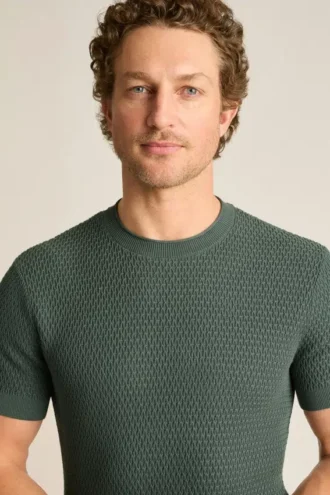 Camiseta de punto para hombre de Bonobos | Prenda esencial de algodón refinado para combinar