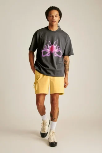 Camiseta gráfica de manga corta y corte holgado Fielder