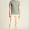 Camiseta Henley de manga corta Jetsetter Performance Camiseta Henley de manga corta Jetsetter Performance