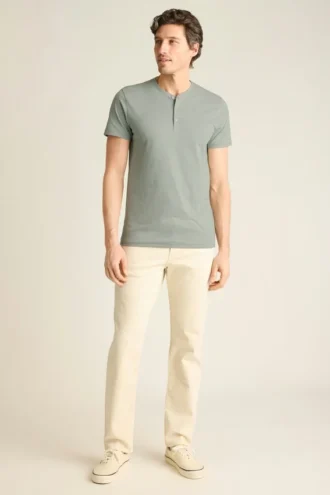 Camiseta Henley de manga corta Jetsetter Performance