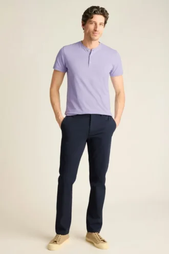 Camiseta Henley de manga corta Jetsetter Performance