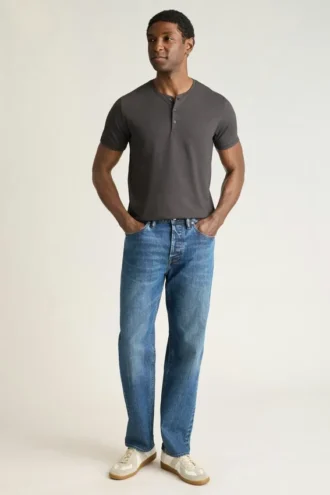 Camiseta Henley de manga corta Jetsetter Performance