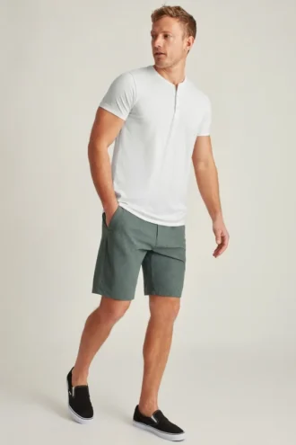 Camiseta Henley de manga corta Jetsetter Performance