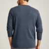 Camiseta Henley de manga larga de lujo Camiseta Henley de manga larga de lujo