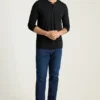 Camiseta Henley de manga larga Jetsetter Performance Camiseta Henley de manga larga Jetsetter Performance