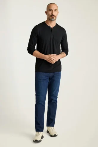 Camiseta Henley de manga larga Jetsetter Performance