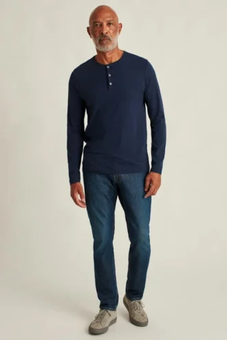 Camiseta Henley de manga larga Jetsetter Performance